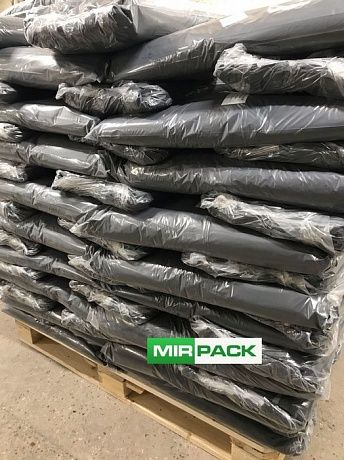 Мешки для мусора 90л, 45 мкм пачках, 500 шт, черный, обезличенные - Вид 8